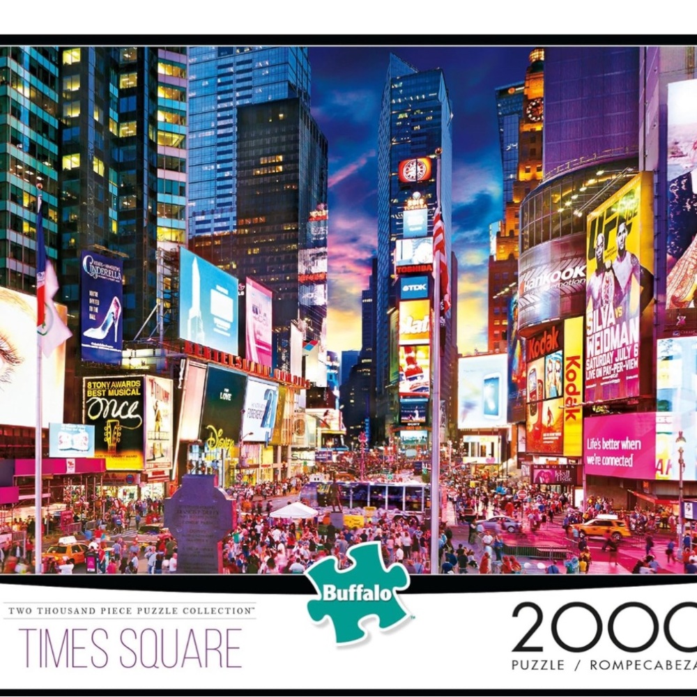 Collectible! 2,000 piece Times Square puzzle